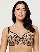 REBECCA BEIGE/BLACK Soft Full Cup Бюст